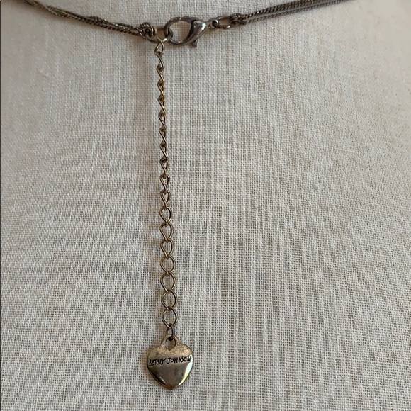 Betsey Johnson layered flower bead necklace - Picture 4 of 4